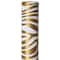 JAM Paper Safari Gold & White Zebra Gift Wrap, 2ct.